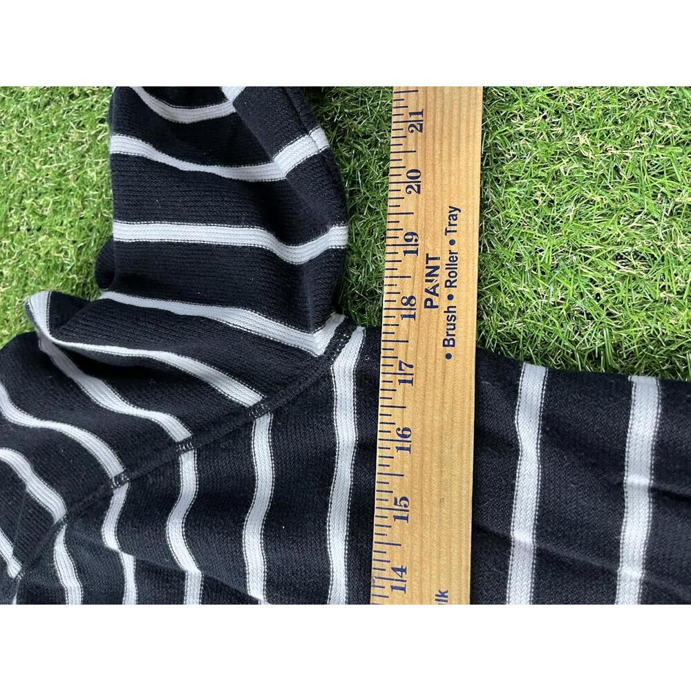 Grace Elements L Striped Pullover Sweater Drawstr… - image 5